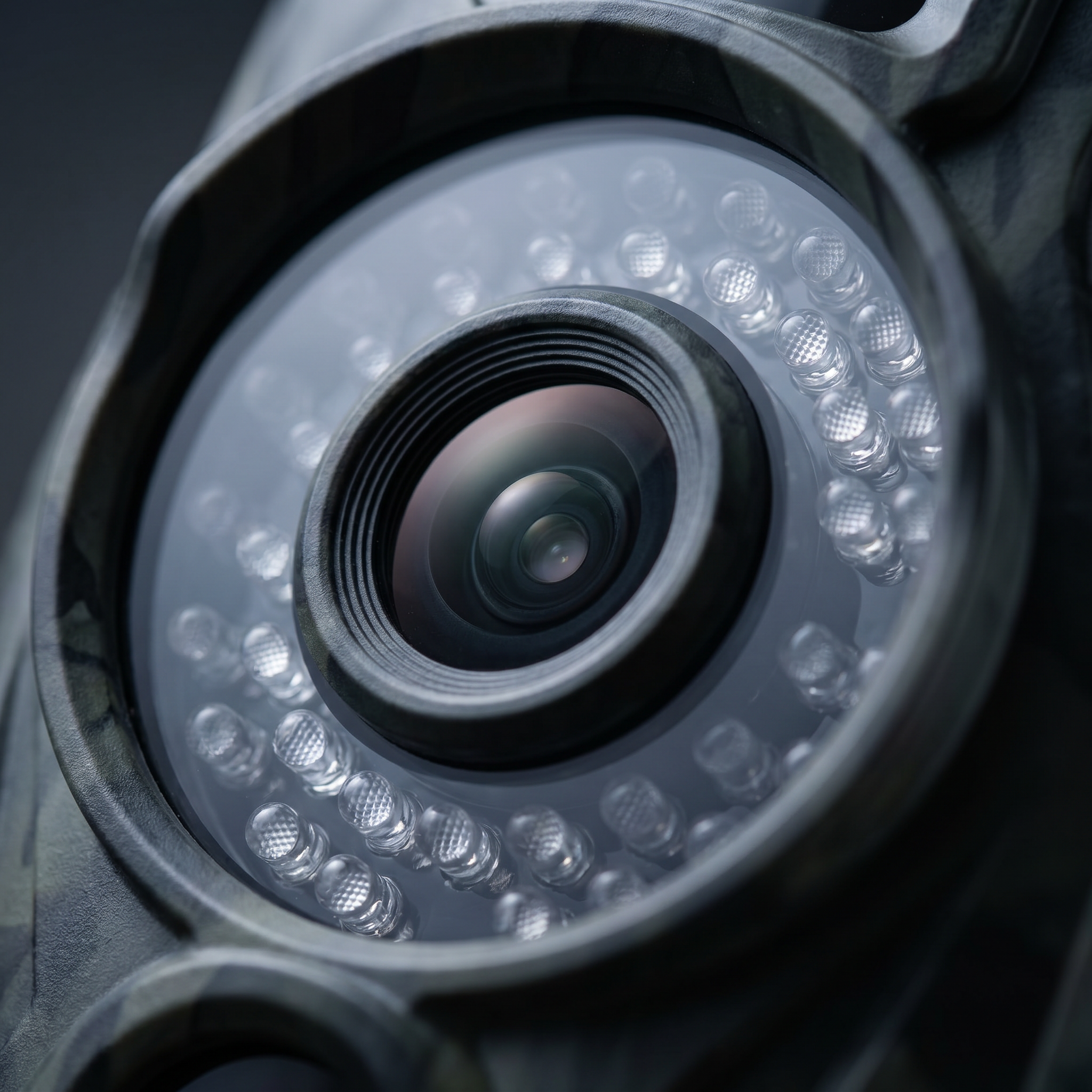 SENTINEL PRO wide-angle lens and infrared LED macro detail (correct)
